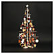 Albero Natalizio Xmas3 realizzato in legno naturale 125 cm s2