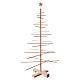 Xmas3 Natural Wood Christmas Tree, 125 cm s1