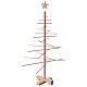 Xmas3 Albero di Natale artigianale in legno naturale 75 cm s1