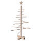 Xmas3 Albero di Natale artigianale in legno naturale 75 cm s1
