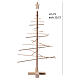 Xmas3 Albero di Natale artigianale in legno naturale 75 cm s3
