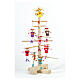 Xmas3 natural wood Christmas tree with essential style, 18 in s9