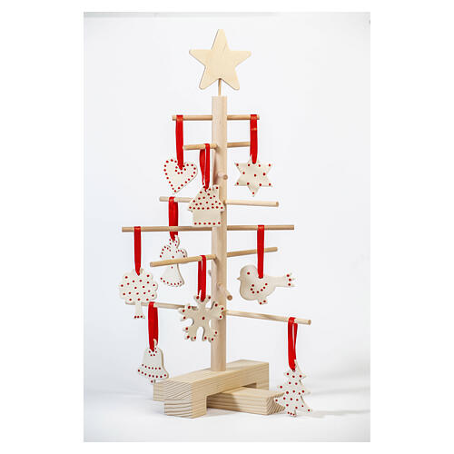 Choinka bożonarodzeniowa Xmas3 z naturalnego drewna, styl minimalistyczny, 45 cm 6