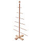 Albero di Natale Xmas3 rami orizzontali fissi in legno naturale 125 cm s2