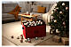 Christmas ornament storage bag for 96 decorations, 6-10 cm fabric 60x40x35 cm foldable s4