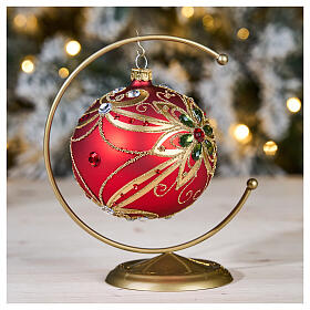 Golden half moon hook for 4-inch ball