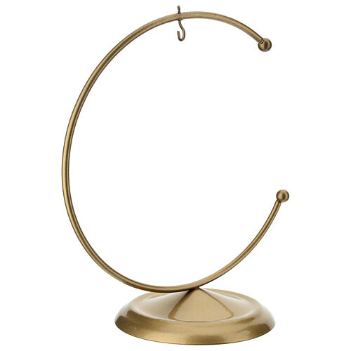 Golden half moon hook for 4-inch ball 3