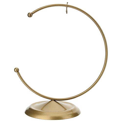 Gancho en forma de media luna dorado para bola 100mm 1