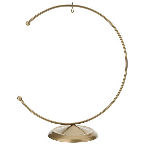 Gancho meia-lua dourado para bola de 150 mm 3