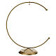 Gold Crescent Ornament Holder for 150mm Ball s1