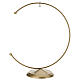 Gold Crescent Ornament Holder for 150mm Ball s3