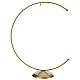 Golden crescent hook for 8-inch Christmas ball s1