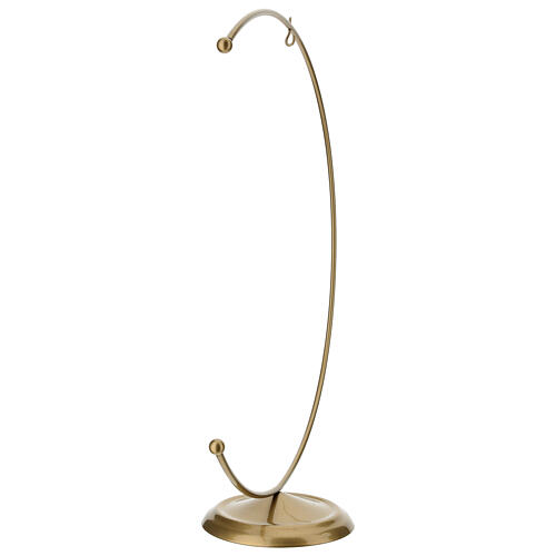 Christmas Ornament Holder Golden Crescent for 200mm Ball 4