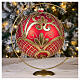 Christmas Ornament Holder Golden Crescent for 200mm Ball s2