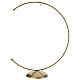 Christmas Ornament Holder Golden Crescent for 200mm Ball s3