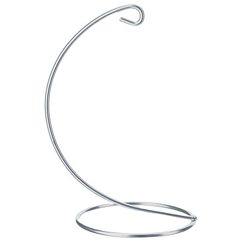 Crochet argent pour boule 100 mm 1