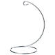 Gancio argento per pallina 100mm s3