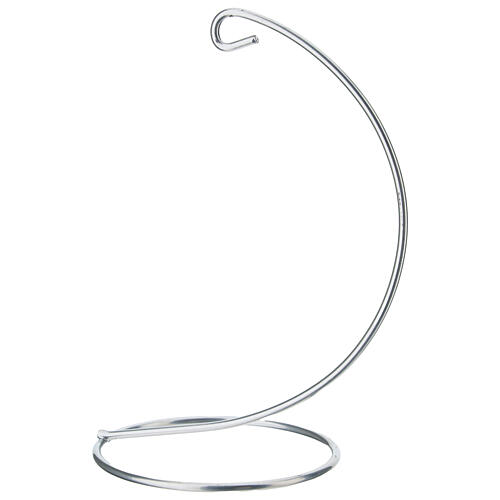 Silver Christmas Ornament Holder for 100mm ball 3