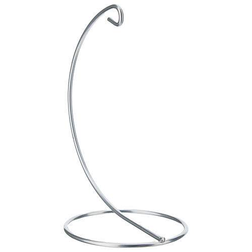 Silver Christmas Ornament Holder for 100mm ball 4