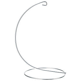 Crochet argenté pour boule 150 mm