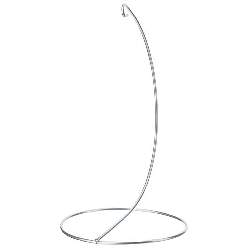 Crochet argenté pour boule 150 mm 4