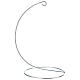 Crochet argenté pour boule 150 mm s1