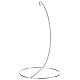 Crochet argenté pour boule 150 mm s4