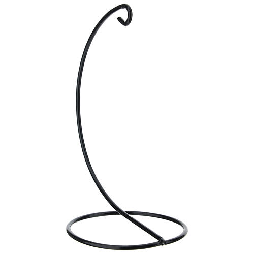 Black Christmas Ornament Holder for 100mm Ball 4