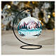 Black Christmas Ornament Holder for 100mm Ball s2