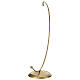 Gold Half-Moon Christmas Ornament Holder for 200mm Ball s4