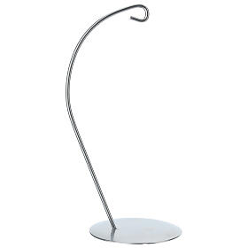Gancio argento per pallina goccia 100mm