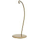 Gold hook for 4-inch teardrop Christmas ball s4