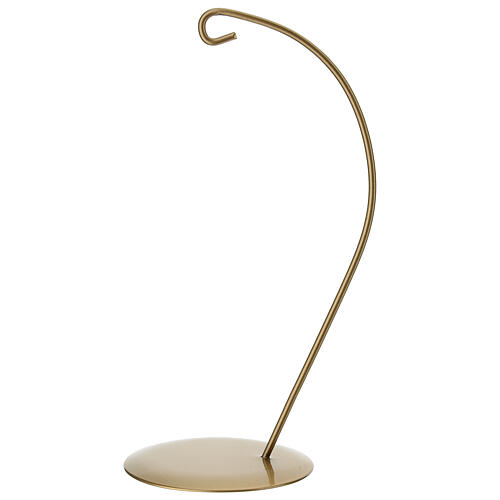 Gancio oro per pallina a goccia 100mm 3