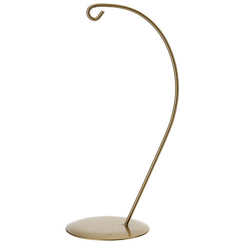 Gold hook for 5-inch teardrop Christmas bauble 3