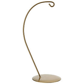 Gancio oro per pallina a goccia 120mm