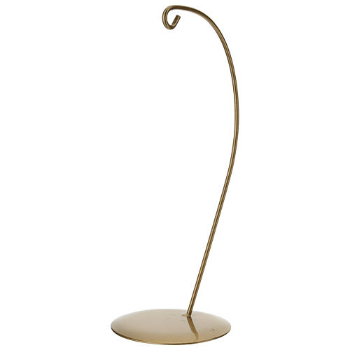 Gancio oro per pallina a goccia 120mm 4