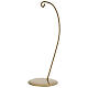 Gancio oro per pallina a goccia 120mm s4