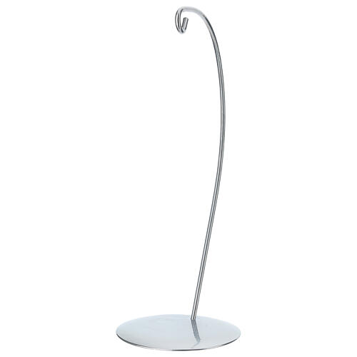 Silver Christmas Ornament Holder for 120mm Droplet Ball 4