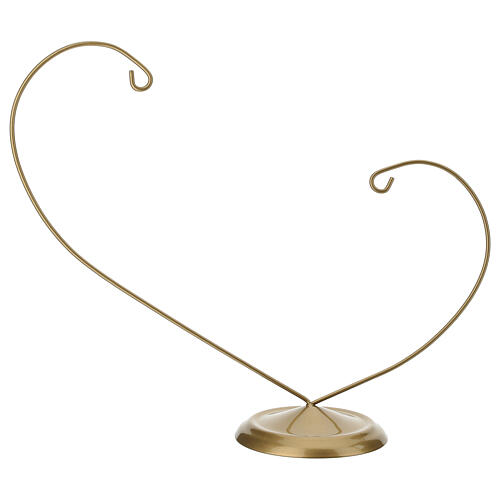 Double golden hook for 5-inch Christmas balls 1