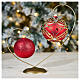 Double golden hook for 5-inch Christmas balls s2