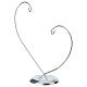 Double silver hook for 5-inch Christmas baubles s4