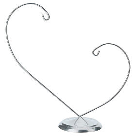 Double Silver Hook for 120mm Christmas Ornaments