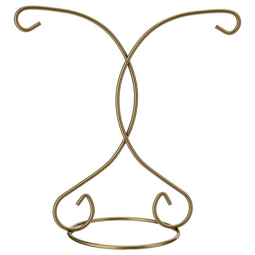 Double golden hook for 4-inch Christmas balls 1