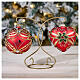 Double golden hook for Christmas ornaments 100mm s2