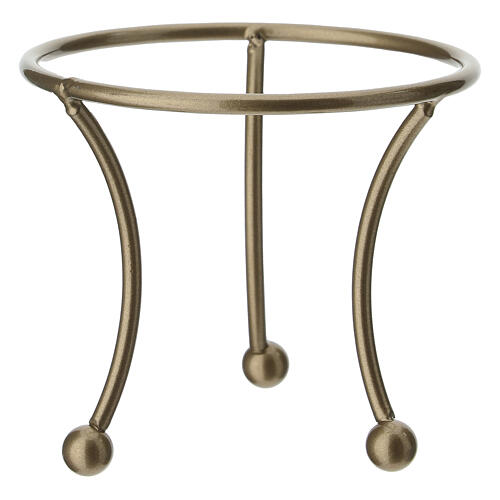 Three-legged Gold Christmas Ornament Stand for 100mm Ball 3