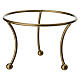 Soporte tres pies dorado para bola 150mm s3