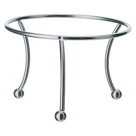 Sostegno tre piedi argentato per pallina 150mm