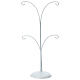 Soporte con 4 ganchos blanco para bolas de 100 mm s1