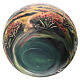 Bola paisaje otoñal vidrio soplado 150 mm pintada s5