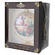 Set mit Weihnachtskugel und Ständer, Motiv Heilige Familie mit 24-Karat-Goldakzenten – Ø 15 cm, mundgeblasenes Glas s6